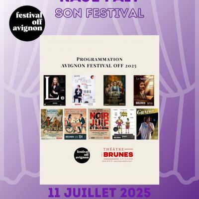 RAJE FAIT SON FESTIVAL JOUR #11 Agnès CHAMAK et Pierre BOITEUX pour les 10 ans du Théâtre des Brunes